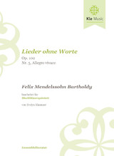 Lieder ohne Worte Op.102 Nr. 5, Allegro vivace