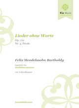 Lieder ohne Worte Op.102 Nr. 3, Presto